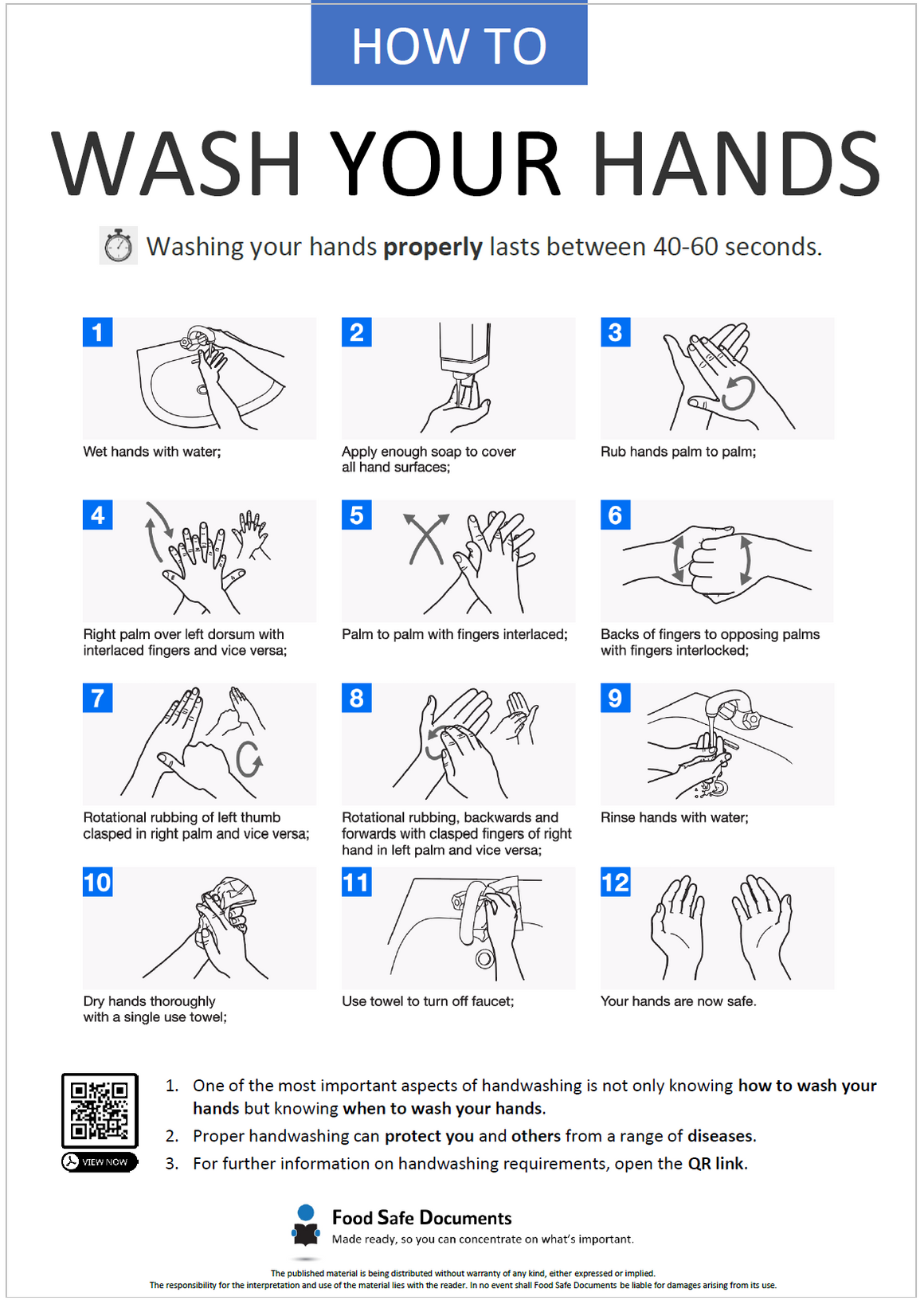 How to wash your hands