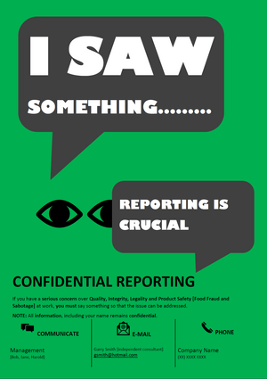 Confidential Reporting