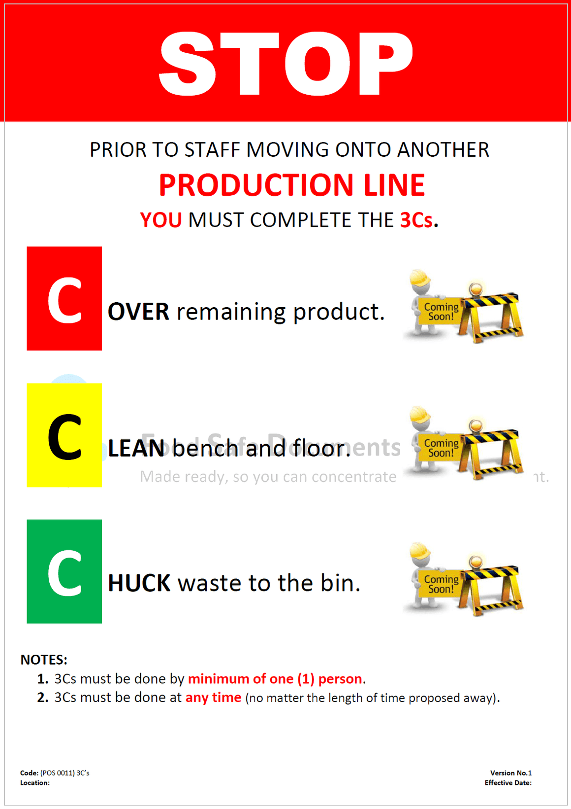 3Cs