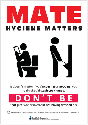 Bathroom - Wash your hands [Male]