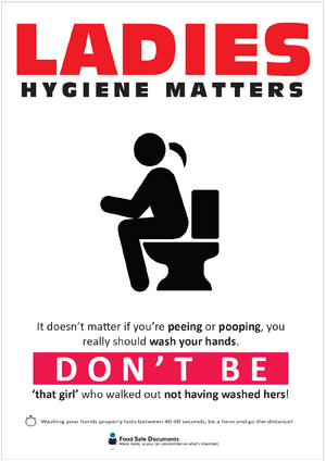 Bathroom - Wash your hands [Female]