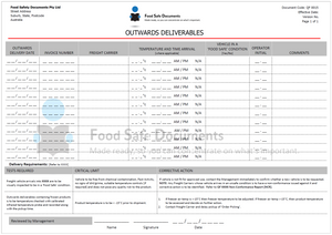 Outwards Deliverable