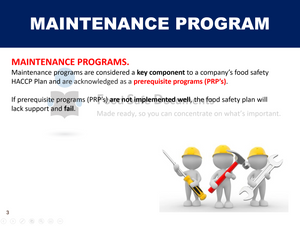 Maintenance Control