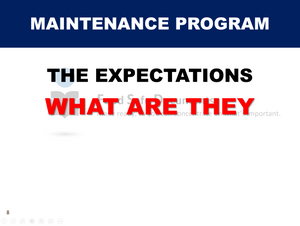 Maintenance Control