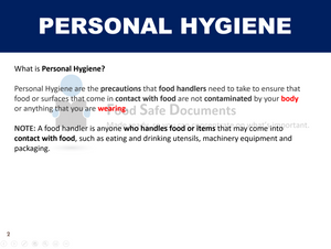 Personal Hygiene
