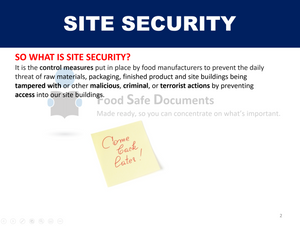 Site Security