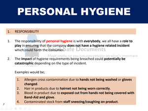Personal Hygiene